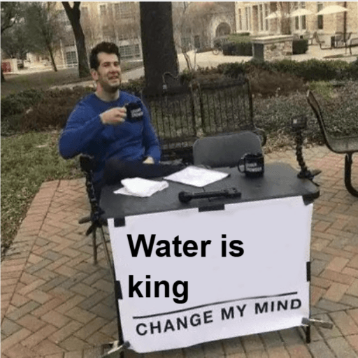 Water is king